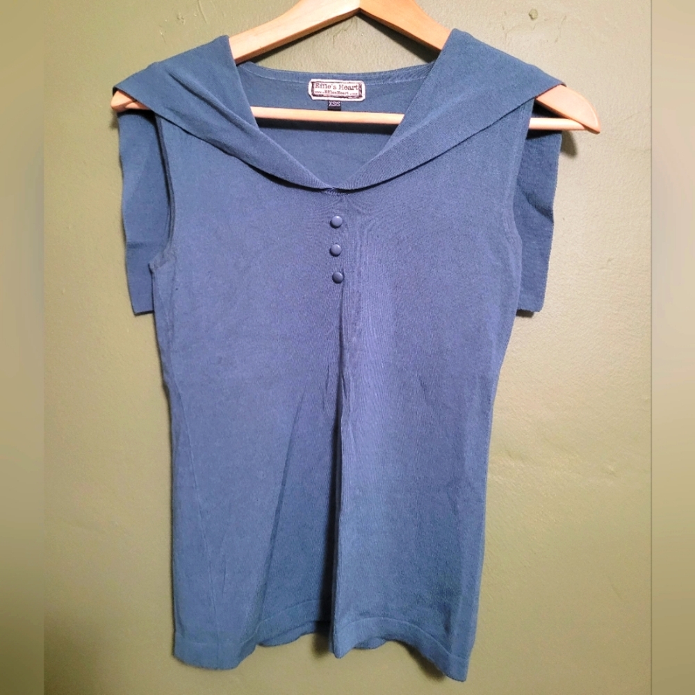 Effie’s Heart Retro-Inspired Knit Top – XS/S